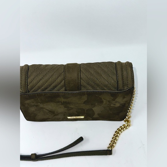 Rebecca Minkoff Olive Green  suede mini crossbody. 250 Retail. - Picture 10 of 14